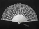 Silver Ceremony Fan with Lace 24.000€ #503281459